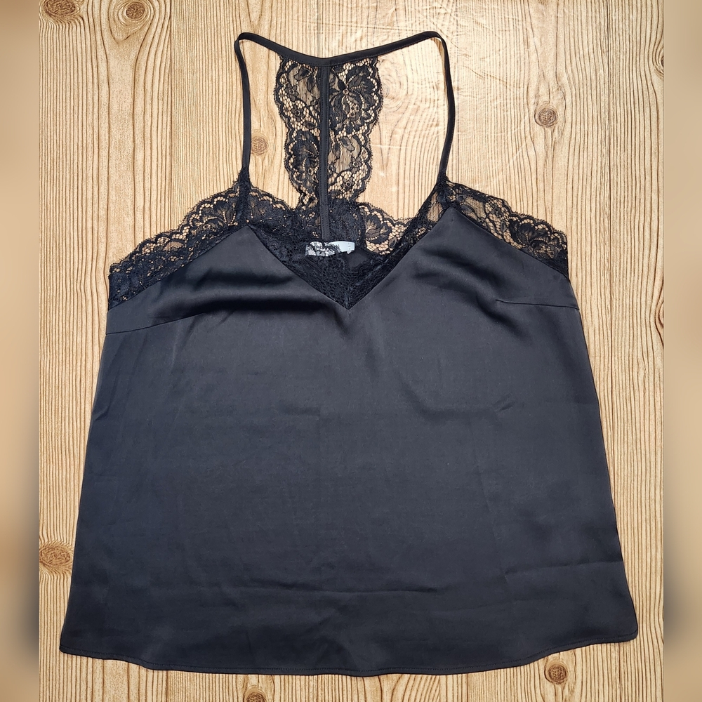 Grace Karin V-Neck Lace Camisole Top Sexy Razor‎ Back Size Large